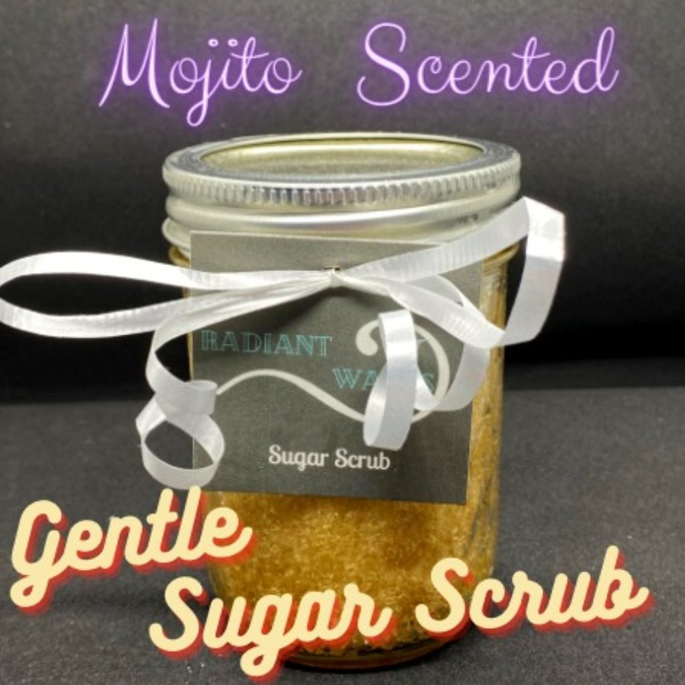 Mojito Scented gentle sugar scrub 8oz